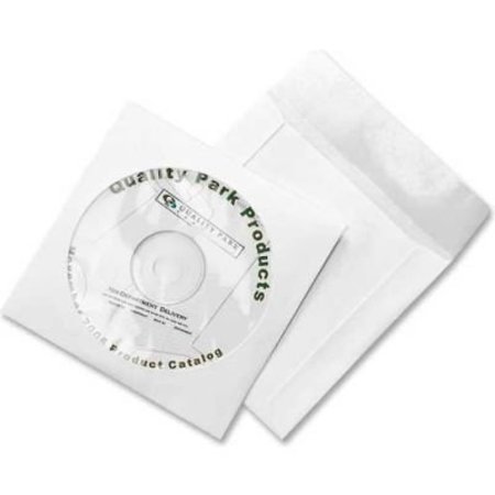 QUALITY PARK Quality Park CD/DVD Sleeves, , Moisture/Tear Resistant, 4-7/8in X 5in, 100/Pk, White 77203